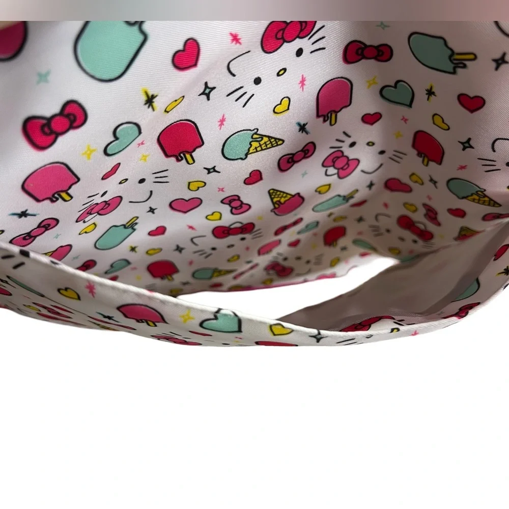 Hello Kitty Clearance Price is Firm! Large White Pink Shoulder Crossbody Bag - Picture 4 of 11